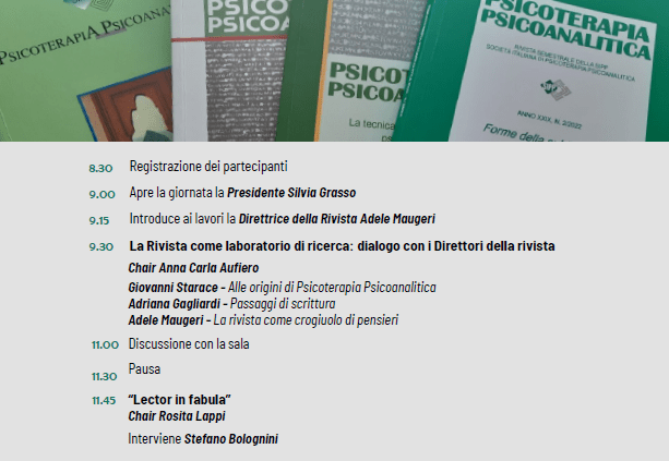 Locandina Trentennale rivista SIPP