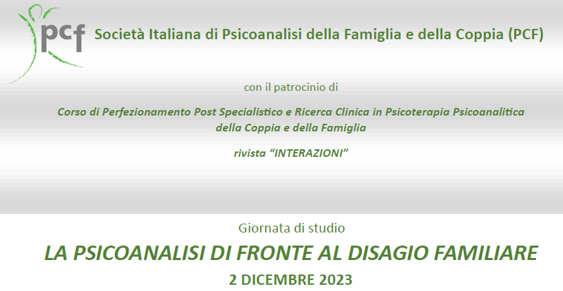 PCF La psicoanalisi di fronte..